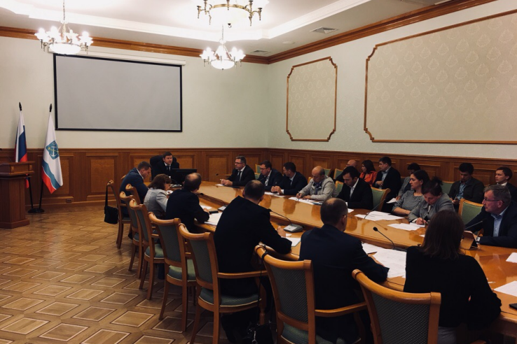 Заседание Рабочей группы с муниципальными районами Ленинградской области